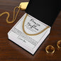 Promise Necklace | For Him | Cuban Link Chain