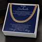 To My Soulmate | For Him | Cuban Link Chain