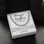 Promise Necklace | For Him | Cuban Link Chain