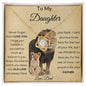 To My Daughter | Love Knot Necklace