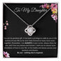 To My Daughter | Love Knot Necklace