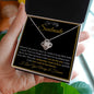 To My Soulmate | For Her | Love Knot Necklace