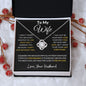 To My Wife | Love Knot Necklace