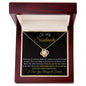 To My Soulmate | For Her | Love Knot Necklace