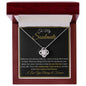 To My Soulmate | For Her | Love Knot Necklace