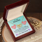 To My Mommy - Love, Baby Bump | Interlocking Hearts Necklace