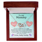 To My Mommy - Love, Baby Bump | Interlocking Hearts Necklace