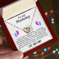 To My Mommy - Love, Baby Bump | Interlocking Hearts Necklace