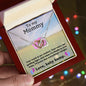 To My Mommy - Love, Baby Bump | Interlocking Hearts Necklace