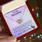 To My Mommy - Love, Baby Bump | Interlocking Hearts Necklace