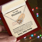 To My Mommy - Love, Baby Bump | Interlocking Hearts Necklace