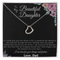 To My Daughter | Delicate Heart Necklace
