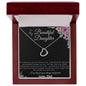 To My Daughter | Delicate Heart Necklace
