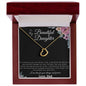 To My Daughter | Delicate Heart Necklace