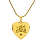 Engraved Heart Necklace | Girl Gang