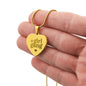 Engraved Heart Necklace | Girl Gang