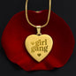 Engraved Heart Necklace | Girl Gang