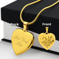 Engraved Heart Necklace | Best Mom Ever