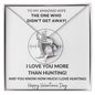 I Love You More Than Hunting | Forever Love Necklace