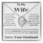 To My Wife | Forever Love Necklace