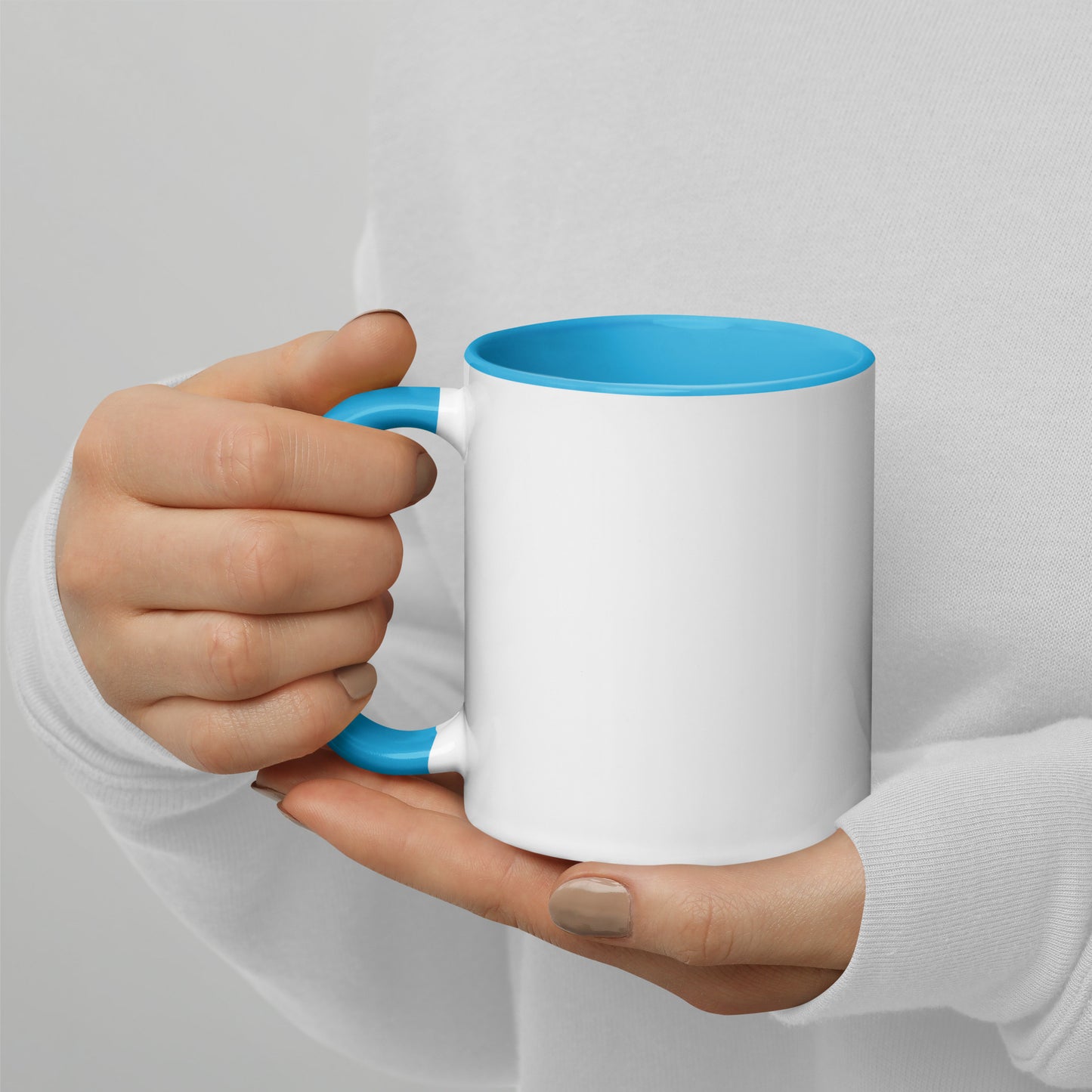 Punch Today In The Face Mug with Color Inside