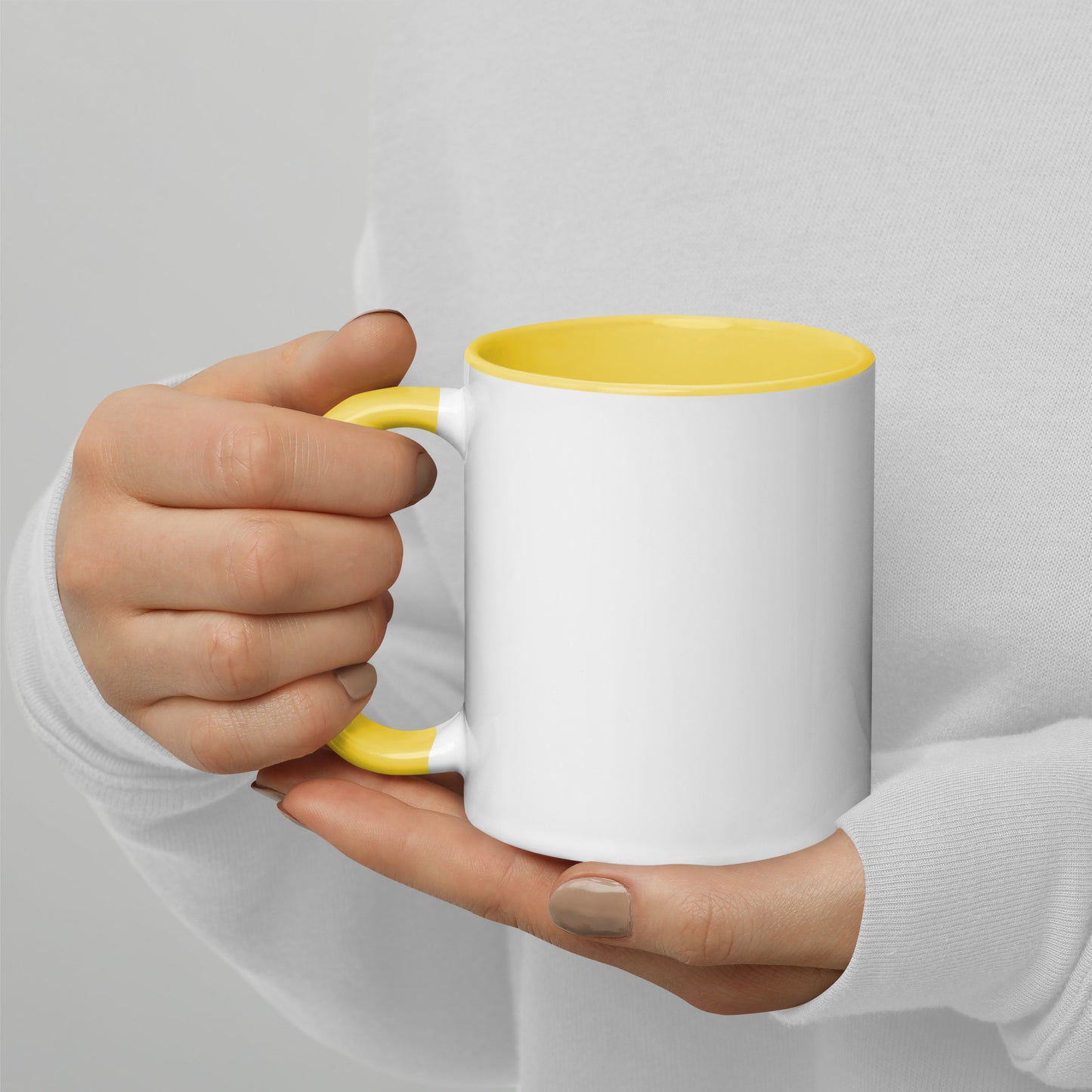 Punch Today In The Face Mug with Color Inside