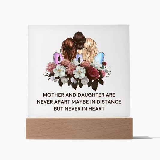 Mother and Daughter - Square Acrylic Plaque