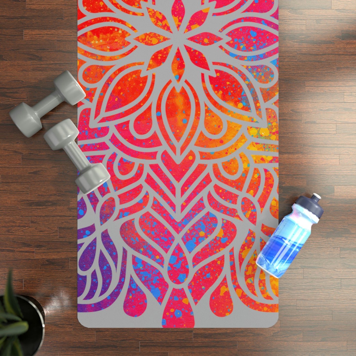 Mandala Rubber Yoga Mat