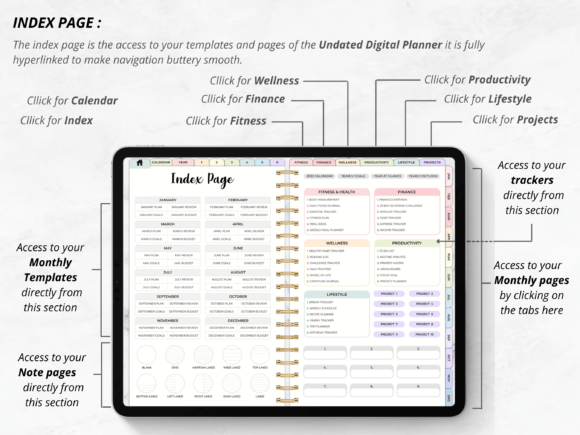 2023 Digital Planner Download - Hyperlinked PDF