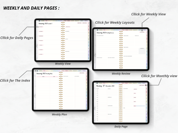 2023 Digital Planner Download - Hyperlinked PDF