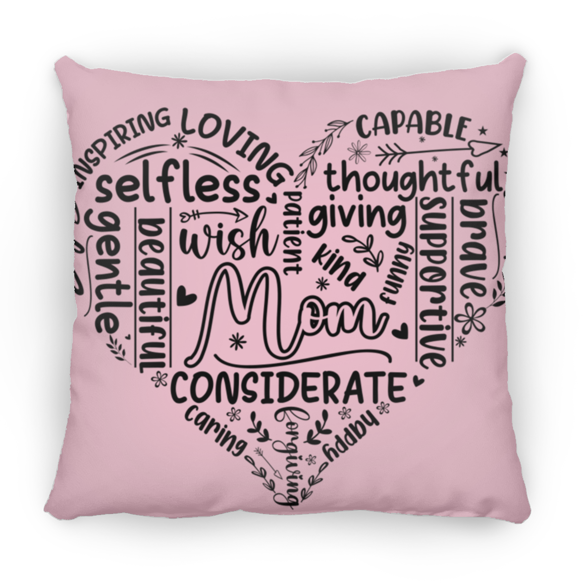 Mom -  Medium Square Pillow