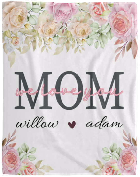 Personalized for Mom | Cozy Plush Blanket