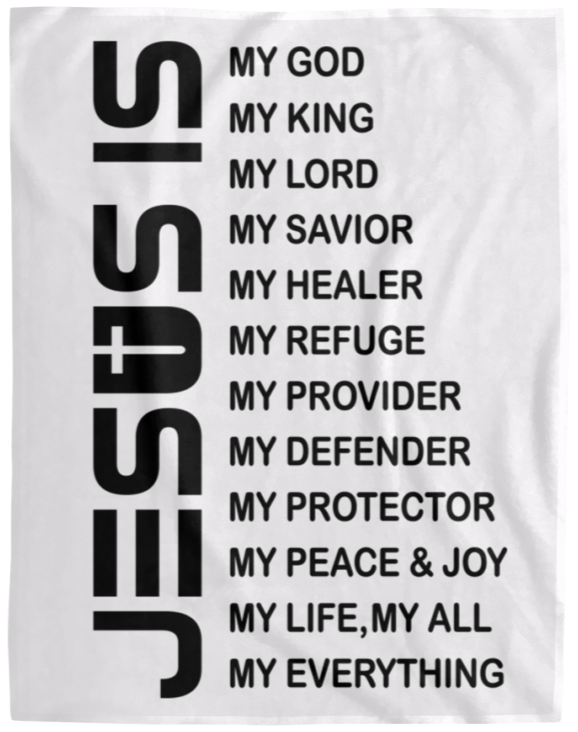 Jesus Is | Cozy Plush Fleece Blanket