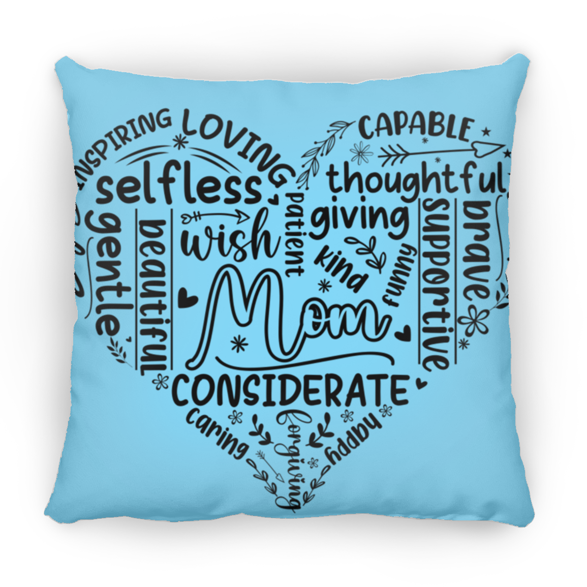 Mom -  Medium Square Pillow