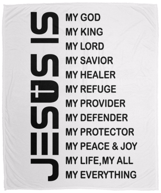 Jesus Is | Cozy Plush Fleece Blanket