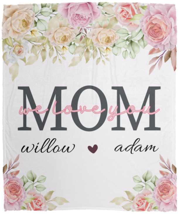 Personalized for Mom | Cozy Plush Blanket