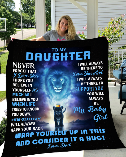 To My Daughter | Plush Blanket - 50x60