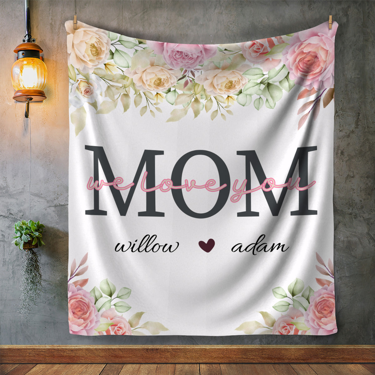 Personalized for Mom | Cozy Plush Blanket