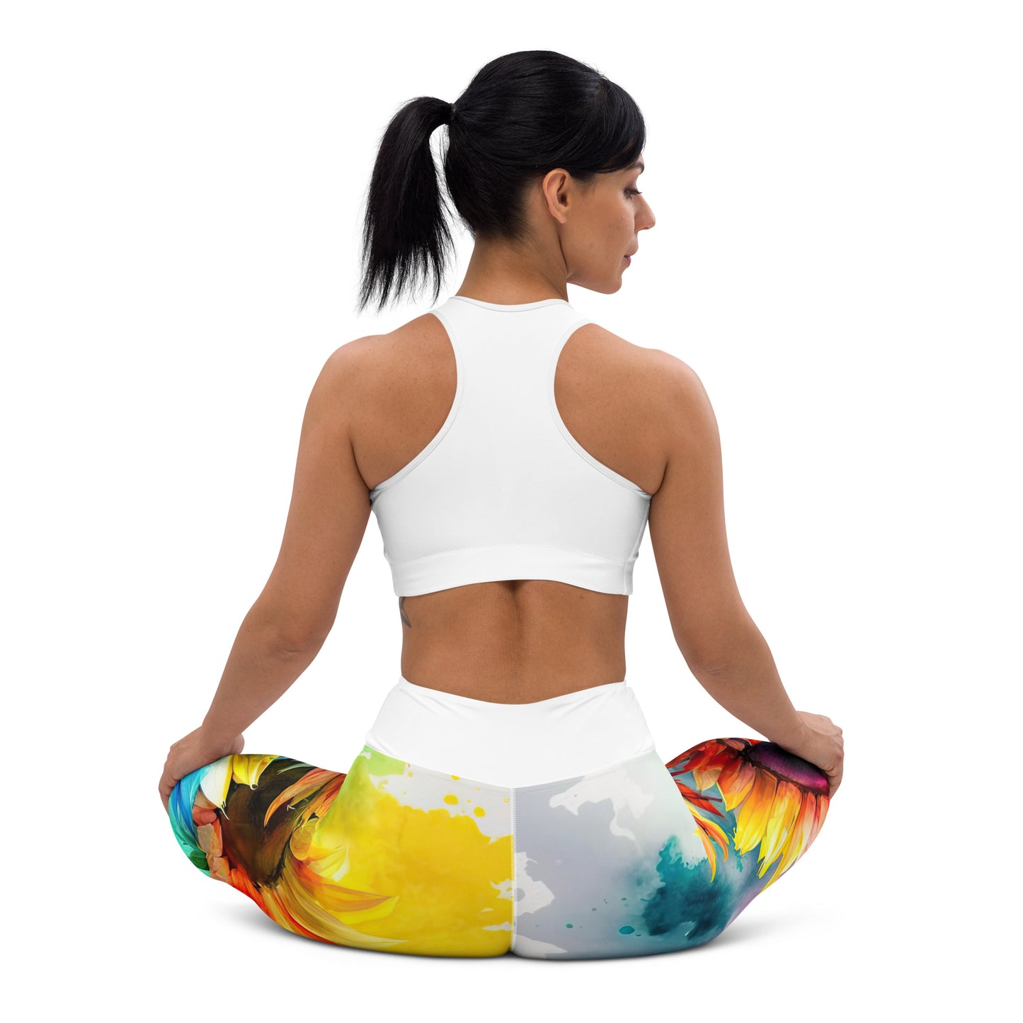 Sunflower Yoga Leggings