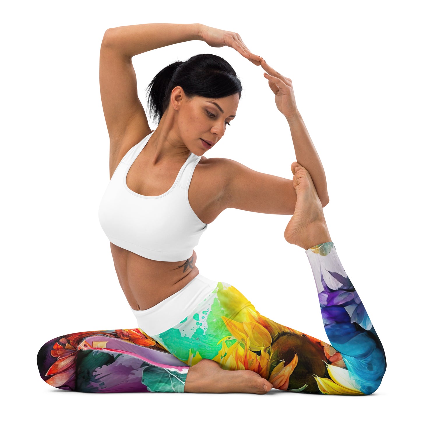 Sunflower Yoga Leggings