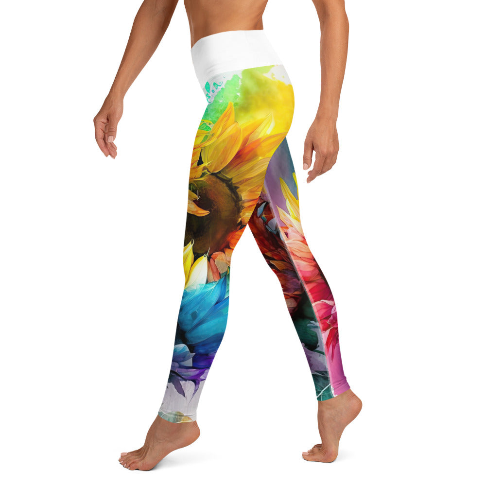 Sunflower Yoga Leggings