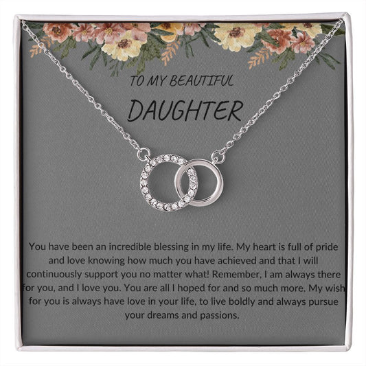 To My Daughter | Perfect Pair Necklace