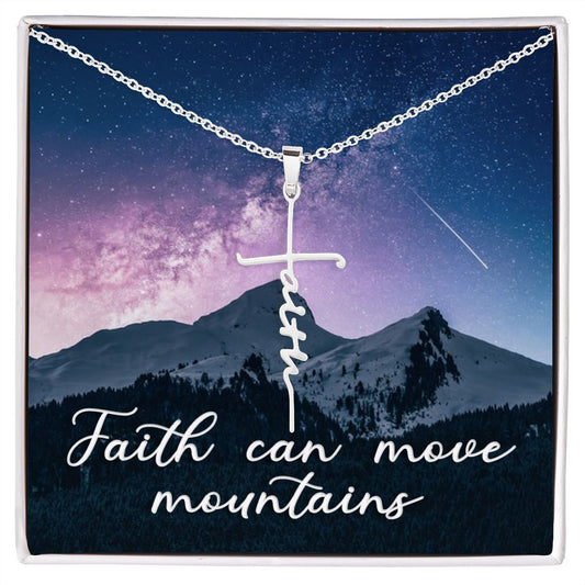 Faith Cross Necklace