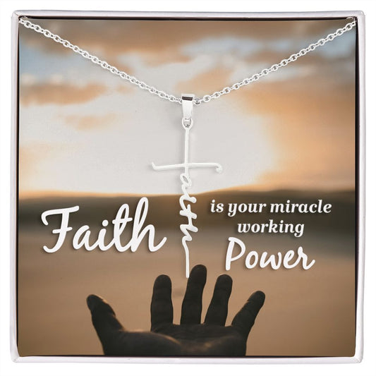 Faith Cross Necklace