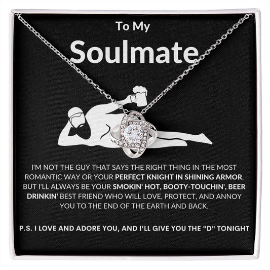 To My Soulmate | Love Knot Necklace