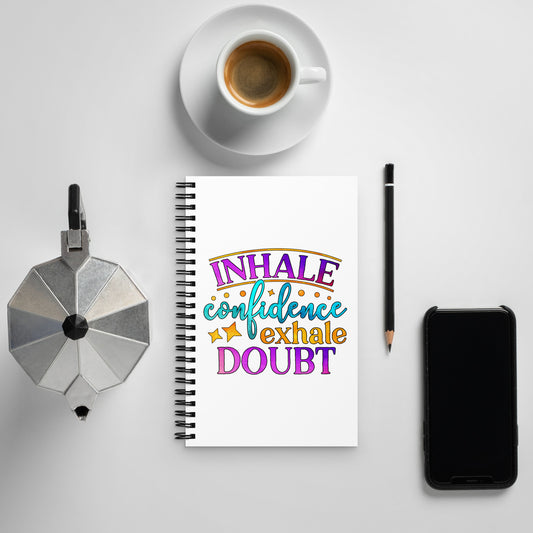 Inhale Confidence Notebook