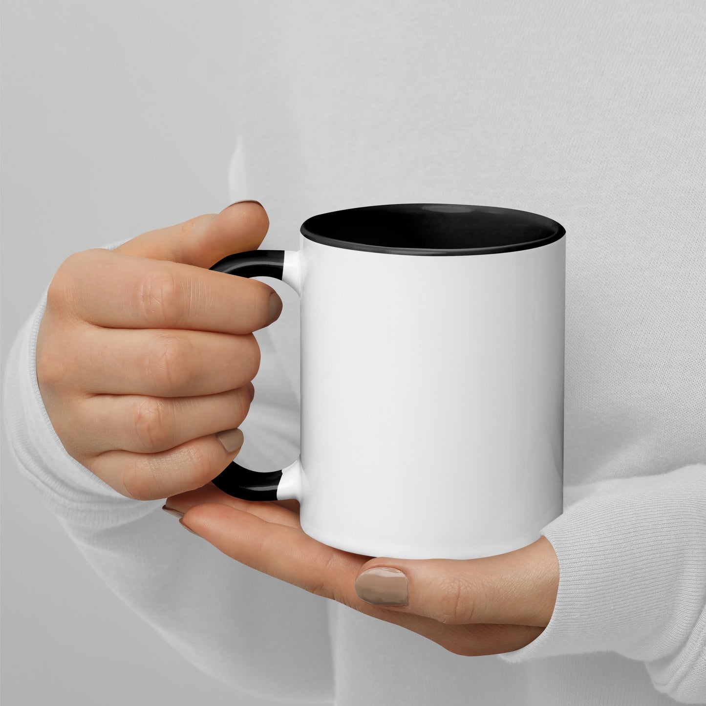 Punch Today In The Face Mug with Color Inside