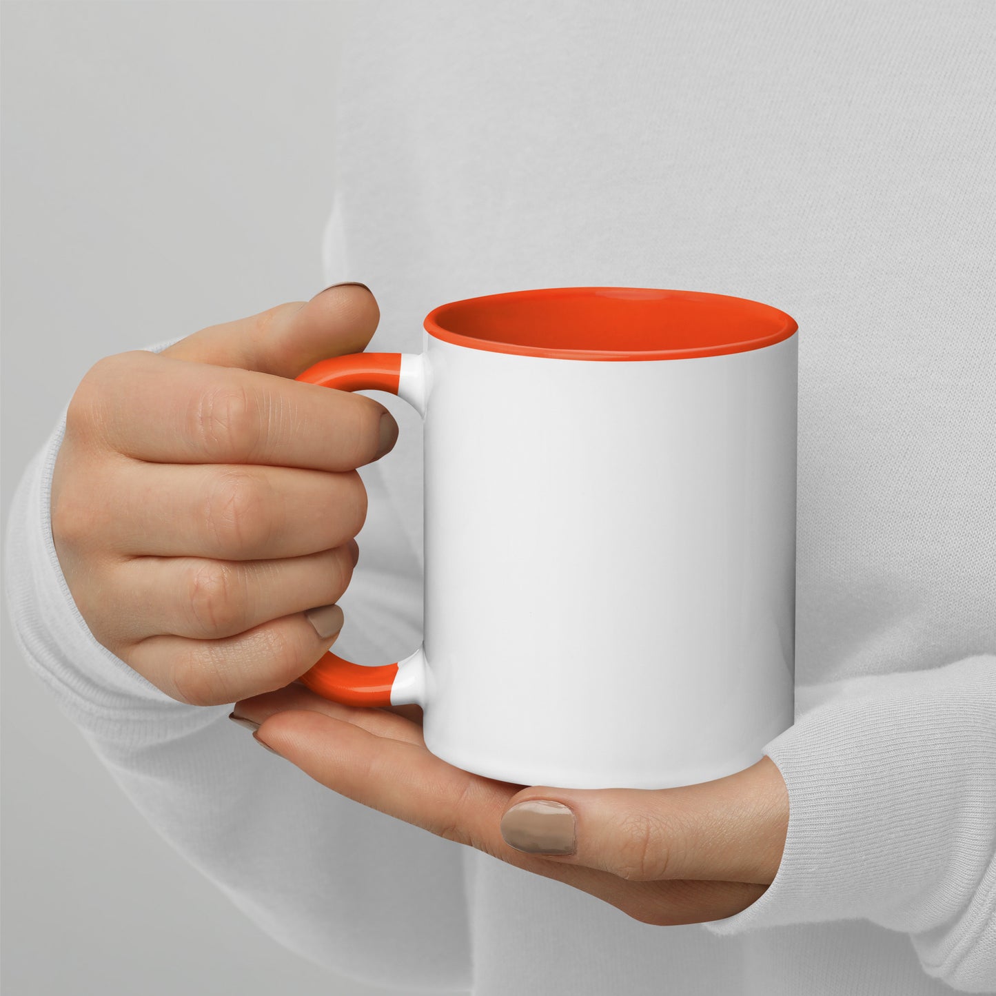Punch Today In The Face Mug with Color Inside